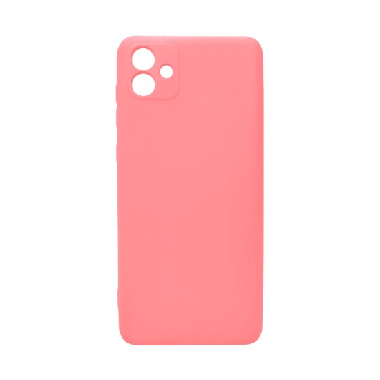 Silicone Case with Camera Shield for Samsung Galaxy A04e Pink